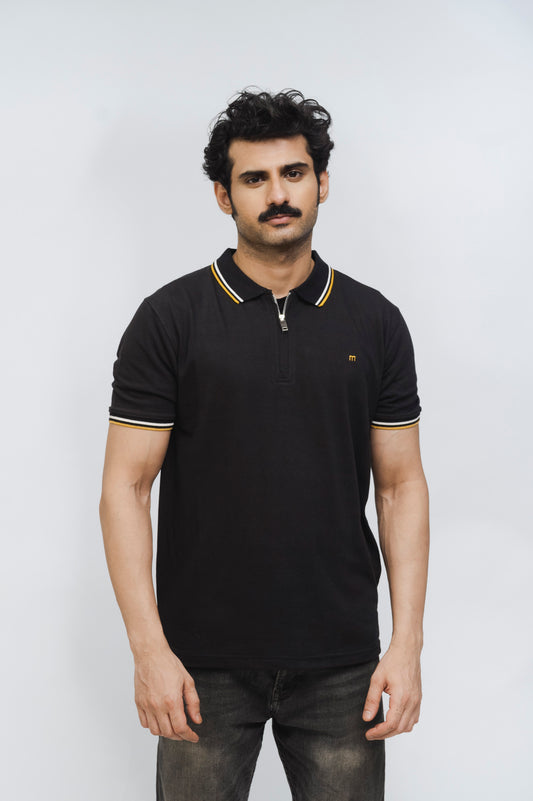 Zénzip Polo M Stretch Polo (Black)