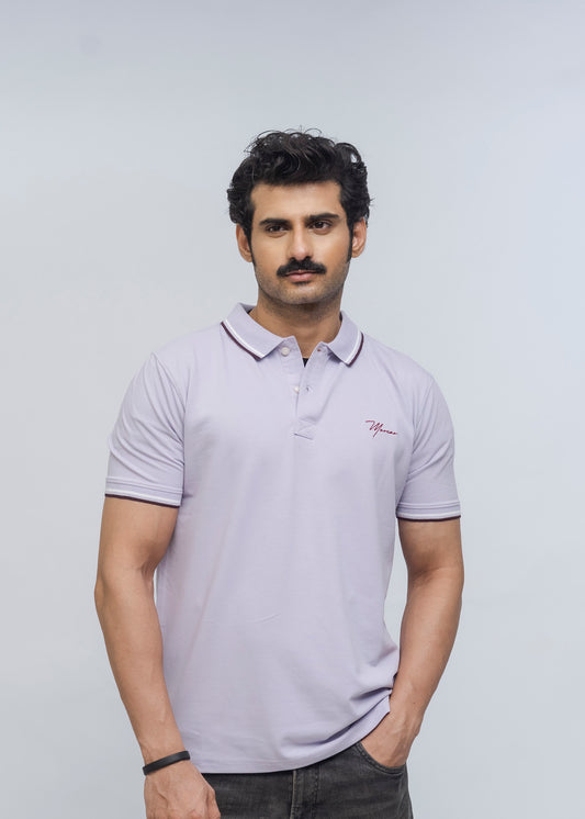Buttonaire Polo Signature Stretch (Lilac)