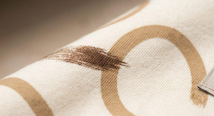 Marcar CloudLuxe Abstract Brush Oversized Tee (Ivory Sand)