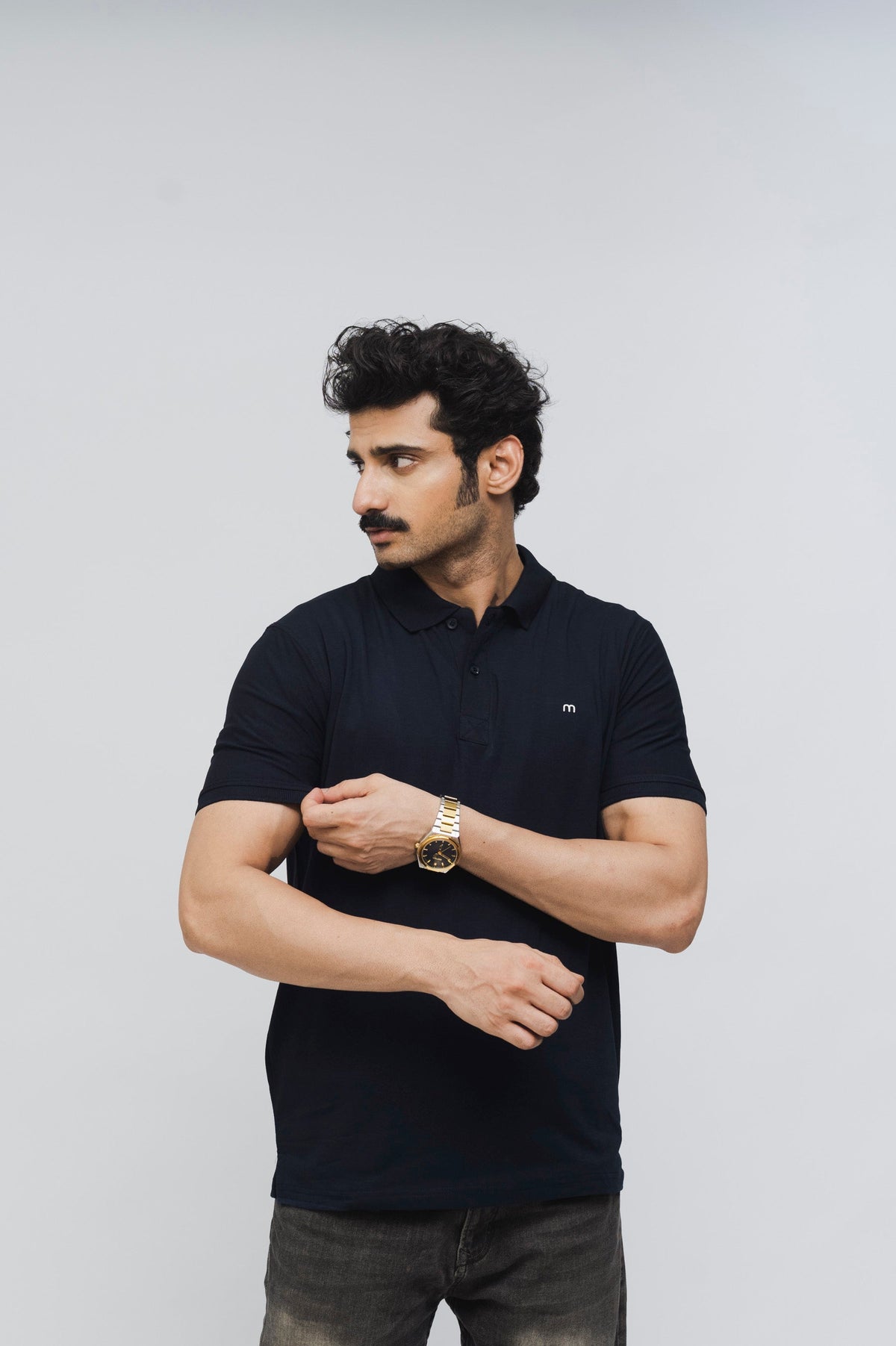 Marcar LuxeStretch  Polo (Navy)
