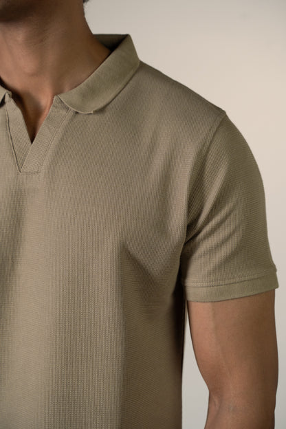 The Artisan V-Knit | Sandstone