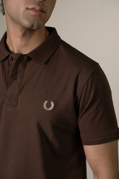 Laurel LuxeStretch Polo (Mocha)