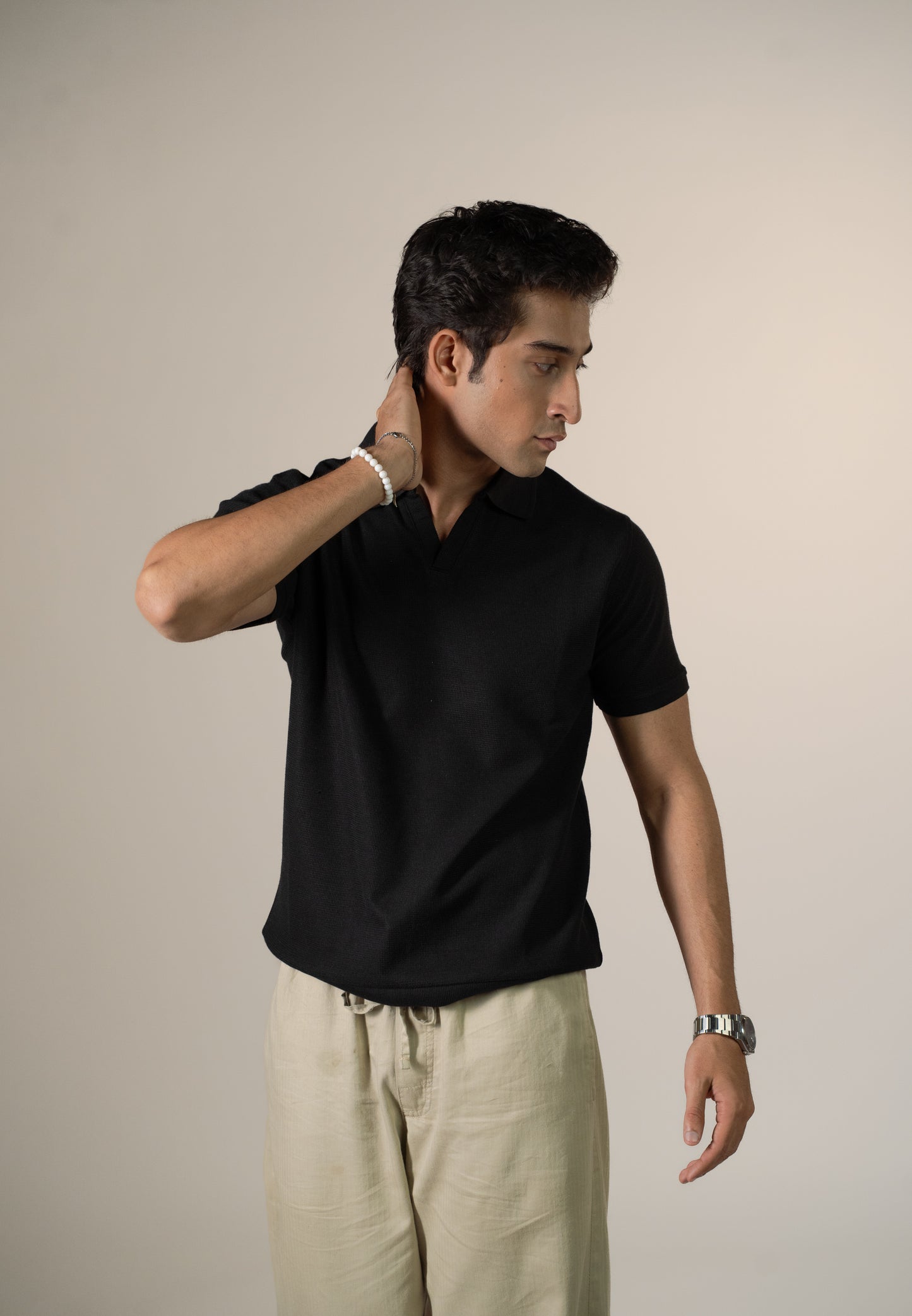 The Artisan V-Knit | Obsidian Black