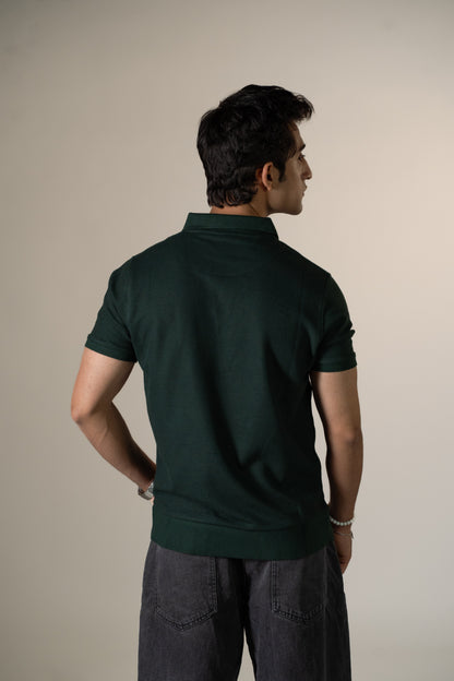 The Artisan V-Knit - Teal Green