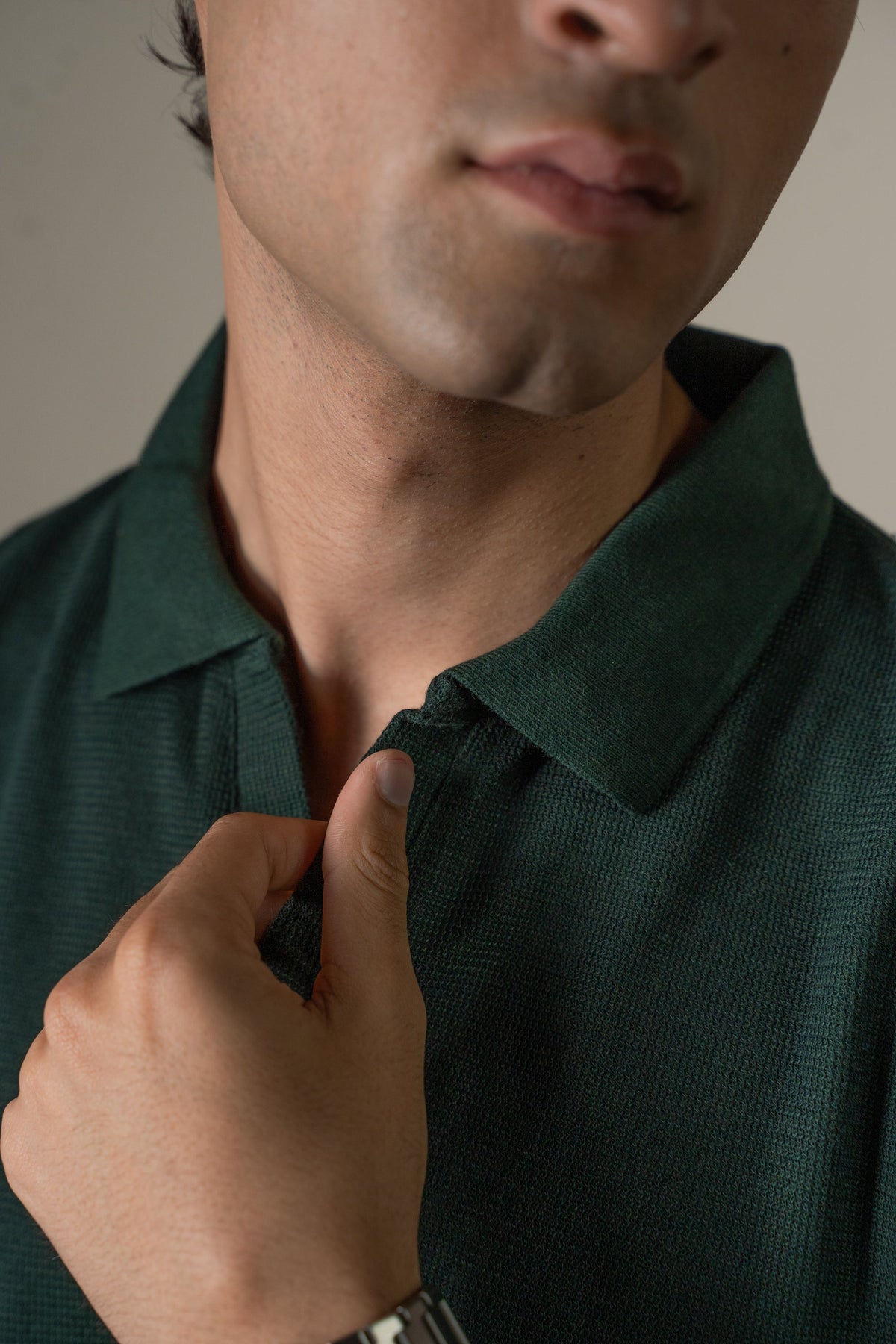 The Artisan V-Knit - Teal Green