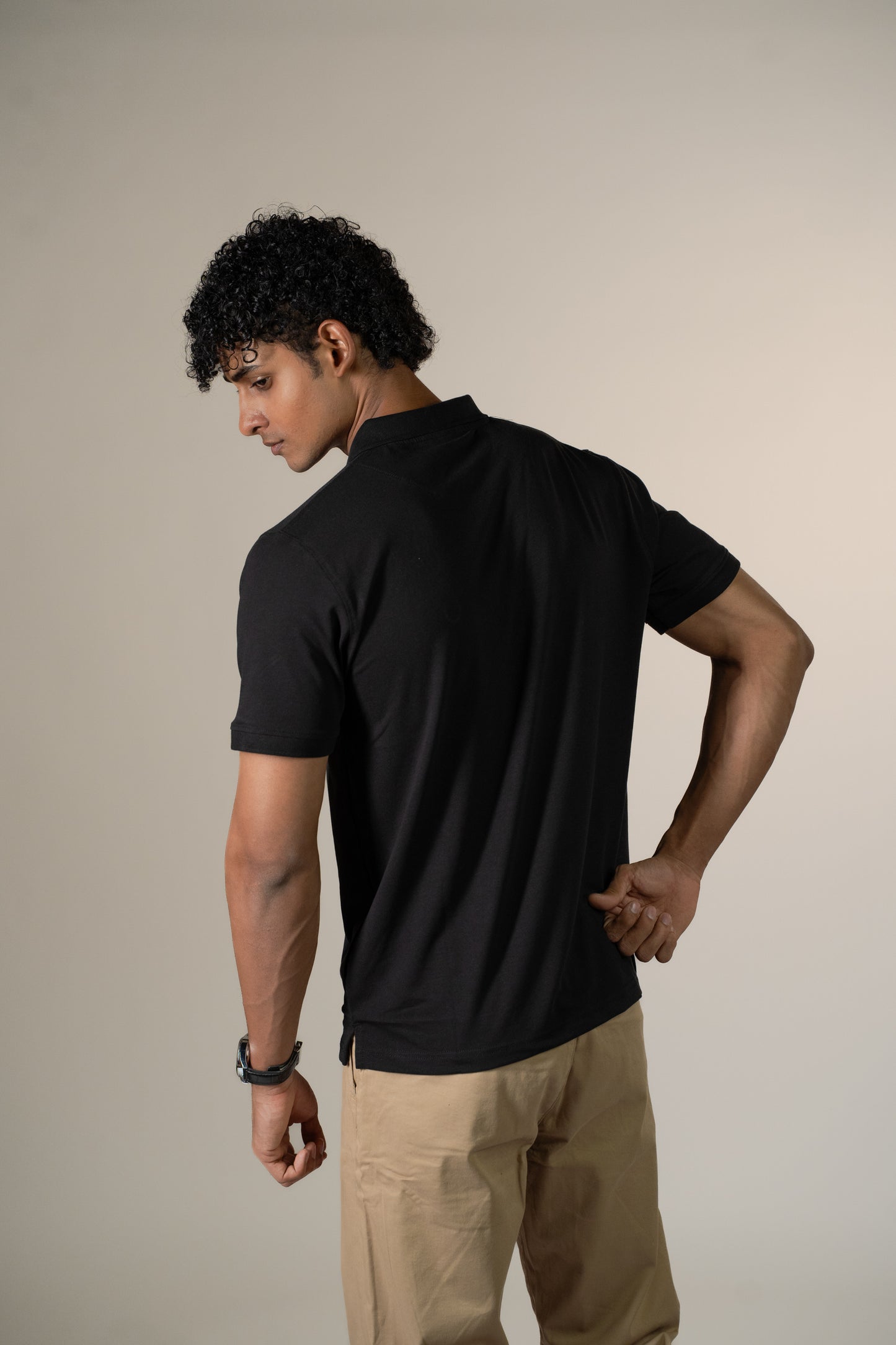 Luxe Stretch Laurel – Midnight Black