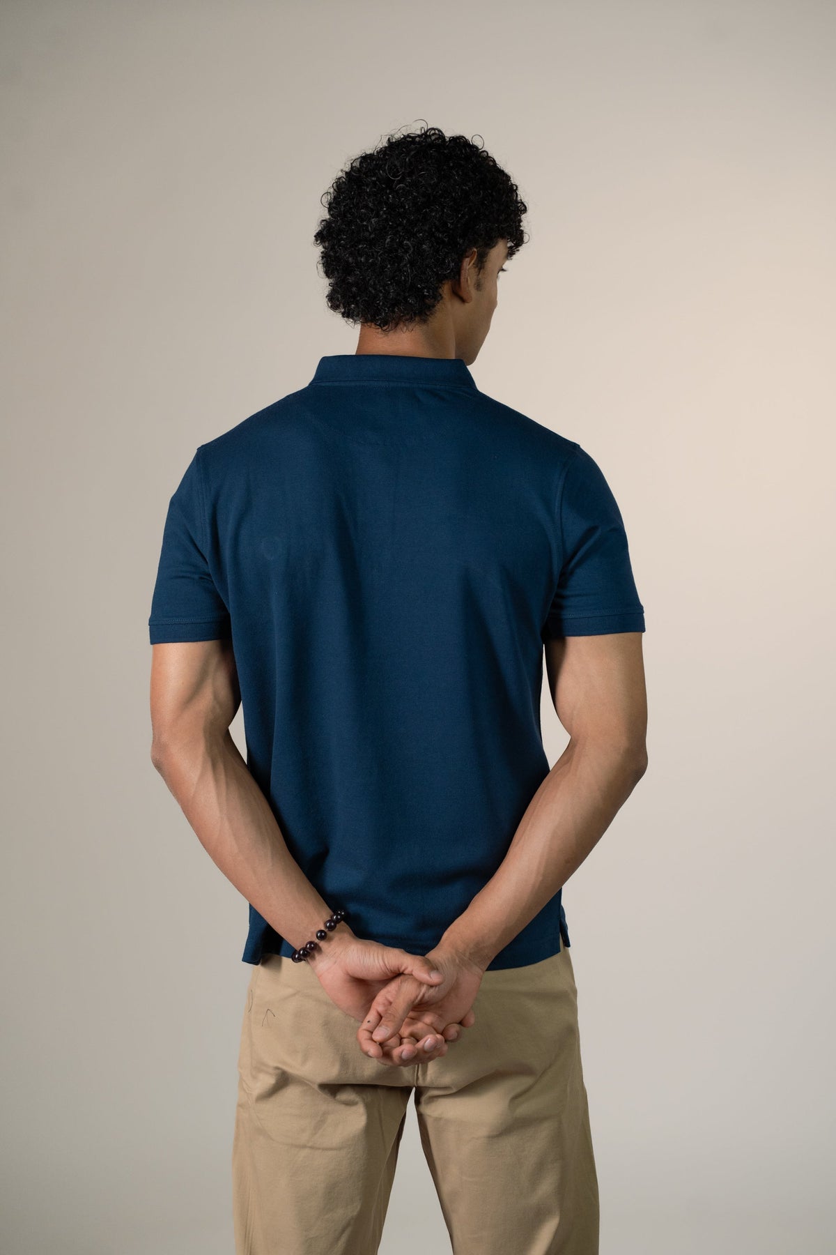Buttonaire Polo Laurel Stretch - Midnight Teal