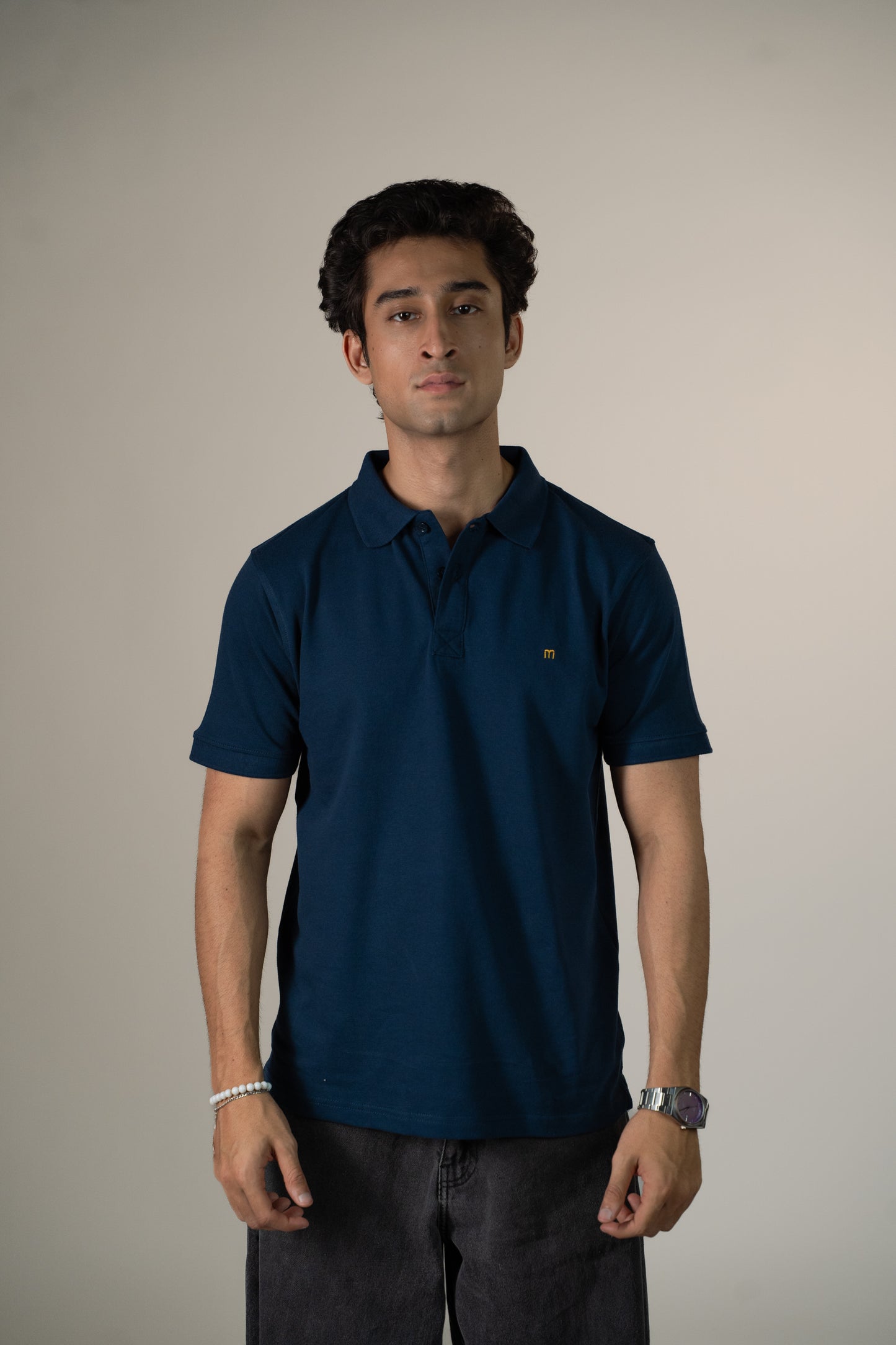 Buttonaire Signature Stretch – Midnight Blue