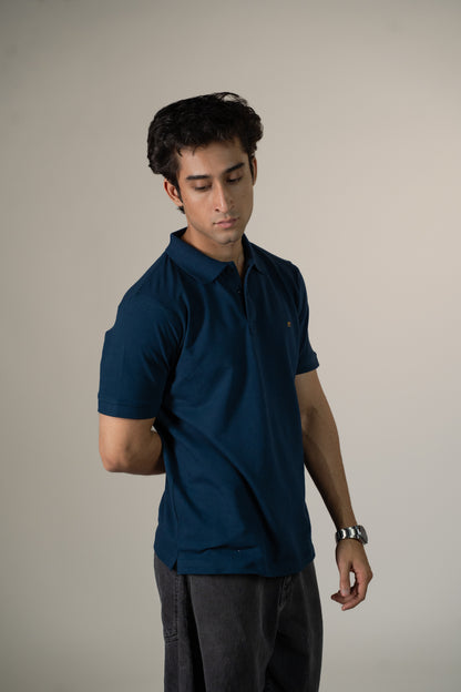 Buttonaire Signature Stretch – Midnight Blue