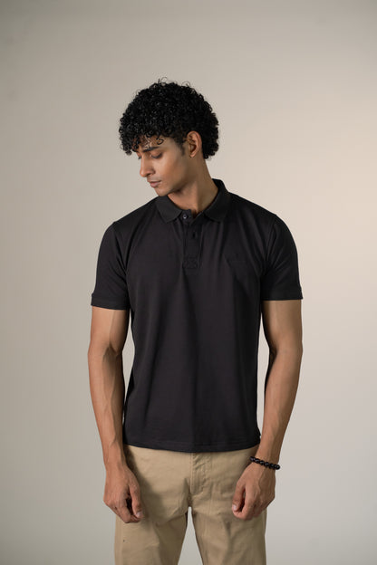 Buttonaire Signature Stretch – Carbon Grey