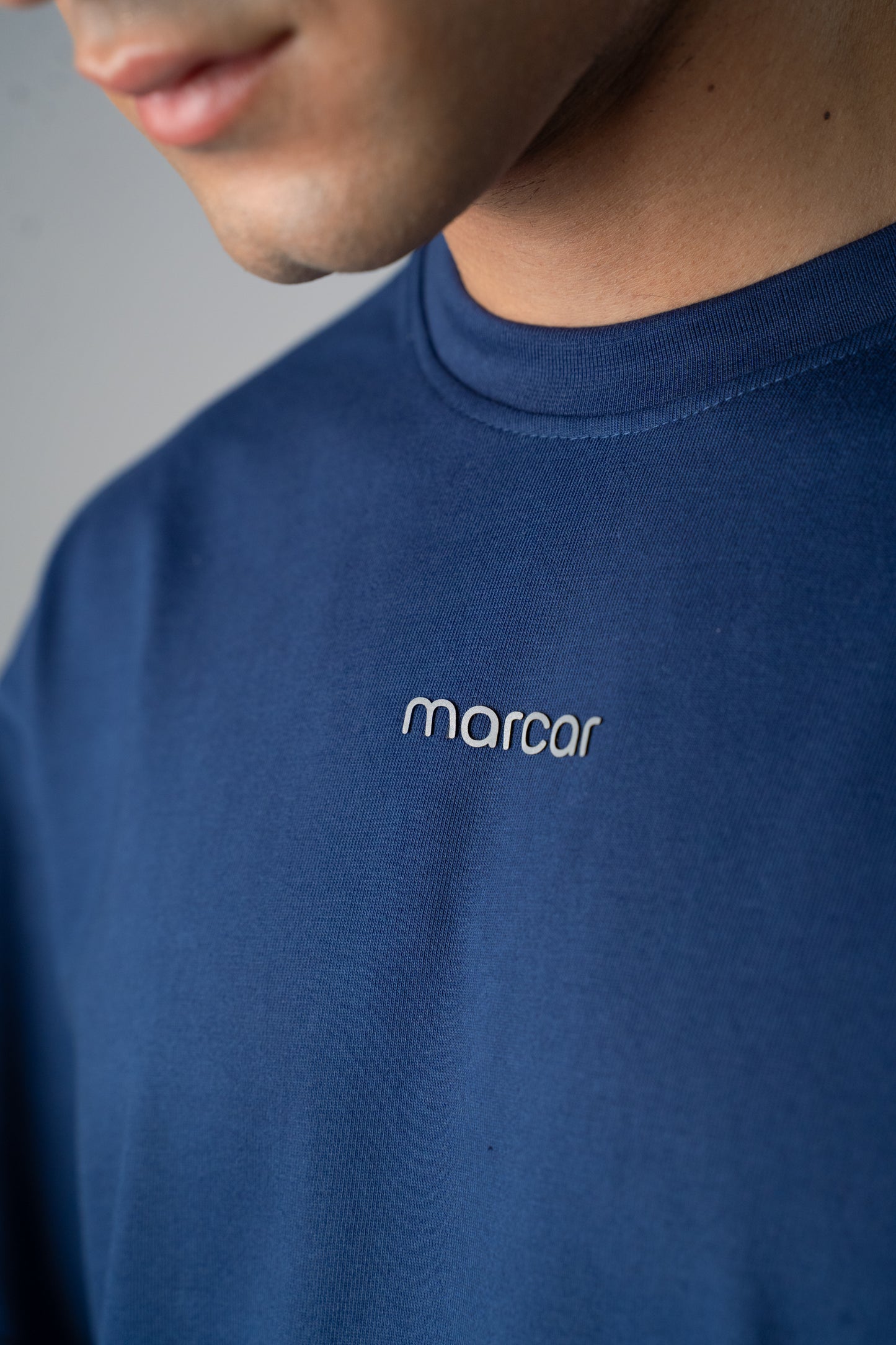 The Nomad Oversized Drop Shoulder Co-ord: Marine Blue
