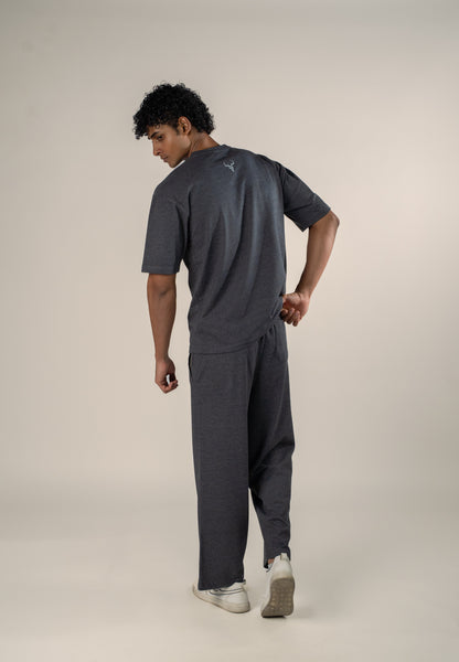 The Nomad Oversized Drop Shoulder Co-ord: Graphite