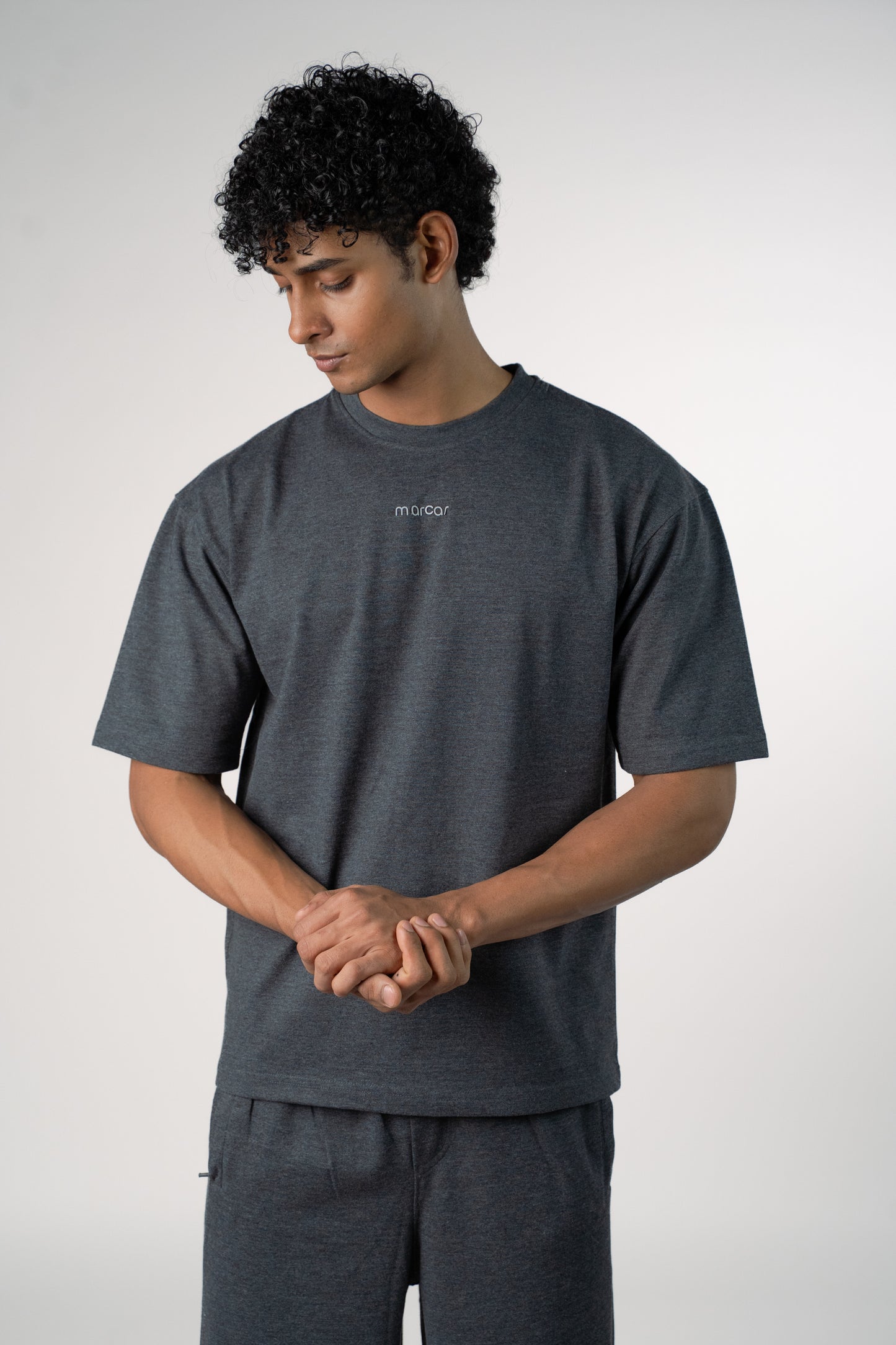 The Nomad Oversized Drop Shoulder Co-ord: Graphite