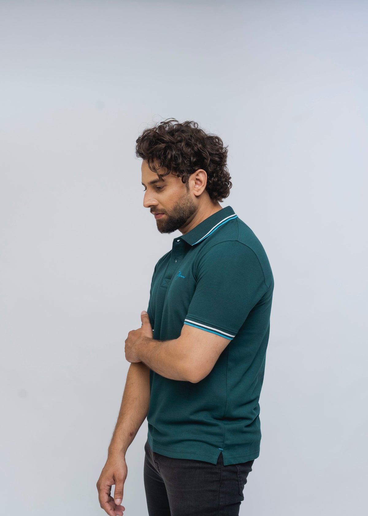 Buttonaire Polo Signature Stretch (Green)