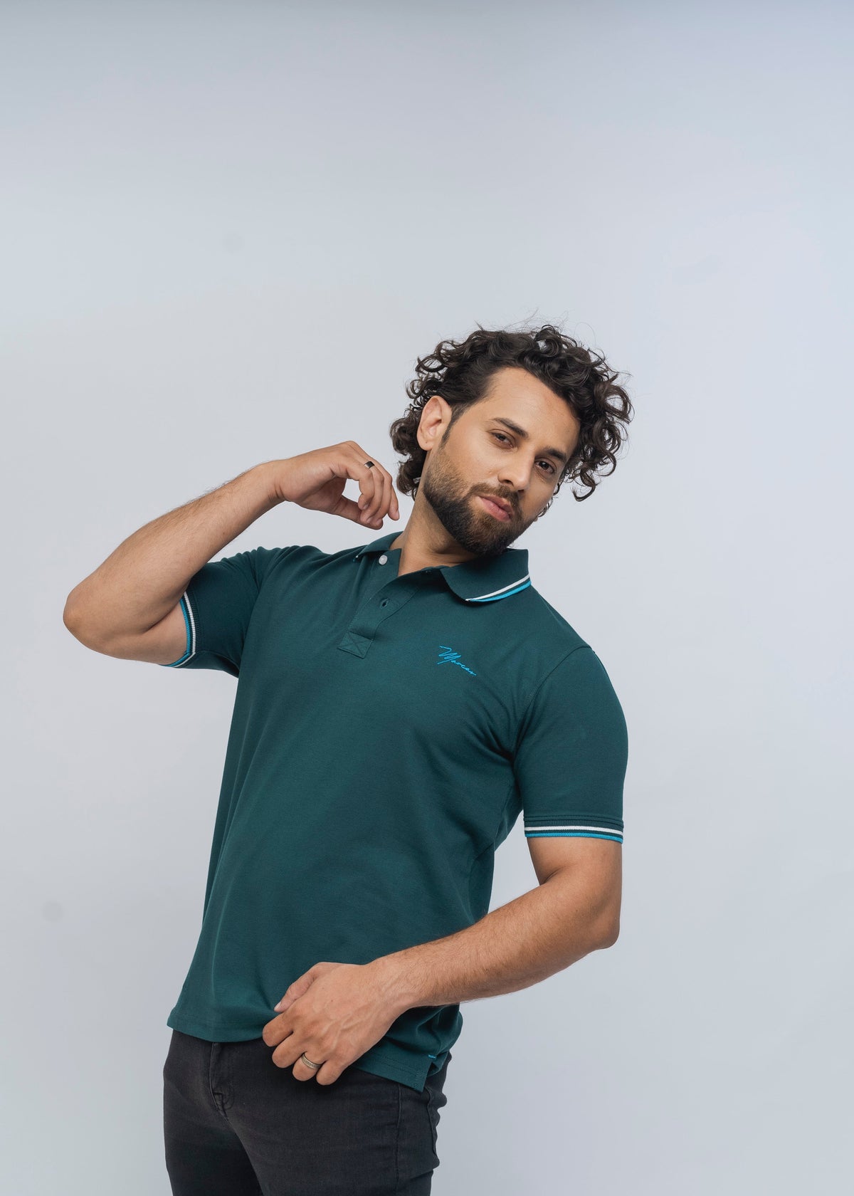 Buttonaire Polo Signature Stretch (Green)