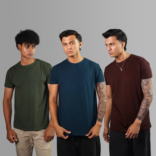 Essentials Trio Pack (Blue/Teal/Maroon)