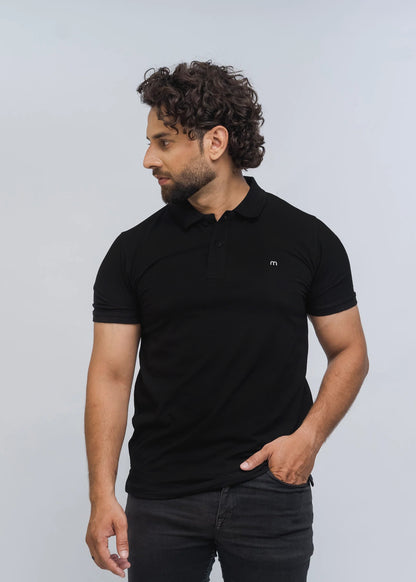 Marcar LuxeStretch  Polo (Black)