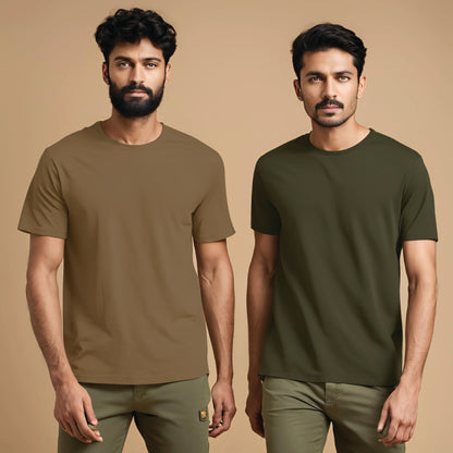 Pack of 2 Cool Super Stretch Combo 3(T-Shirts)