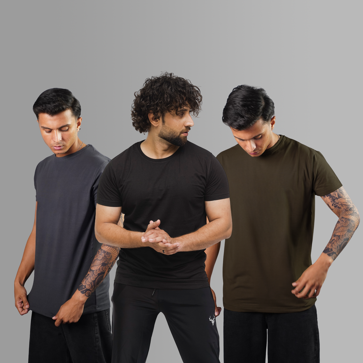 Essentials Trio Pack (Black/Grey/Mocha)