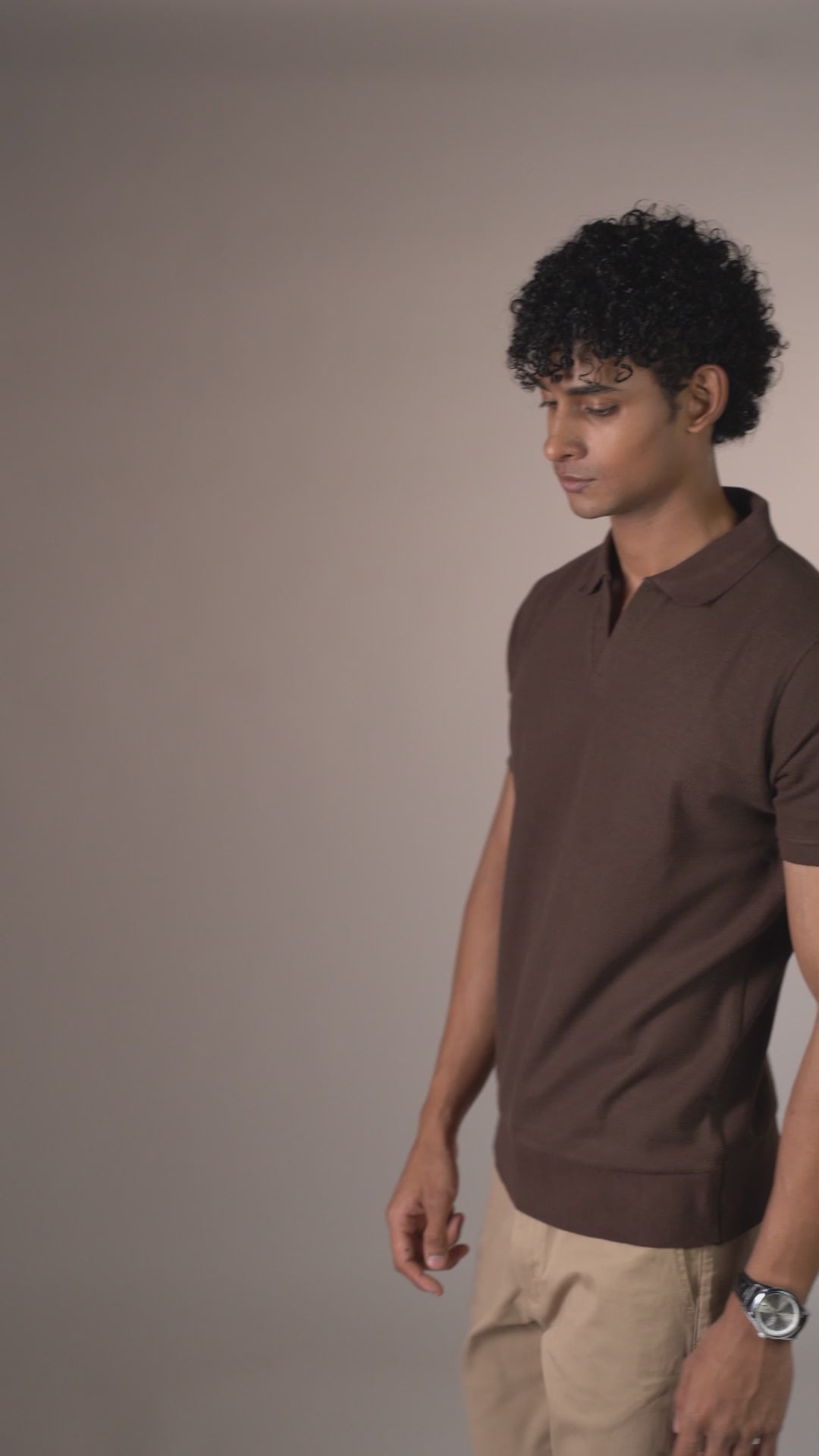 The Artisan V-Knit | Mocha Brown