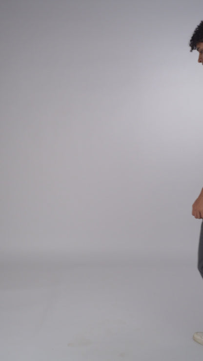 The Nomad Oversized Drop Shoulder Co-ord: Graphite