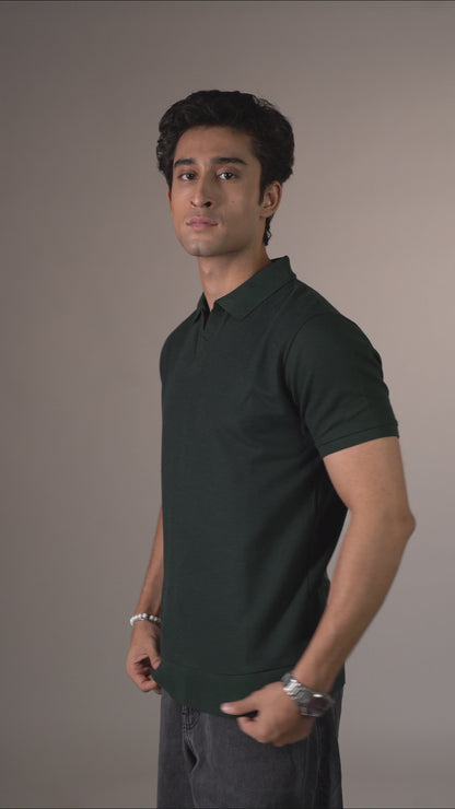 The Artisan V-Knit - Teal Green